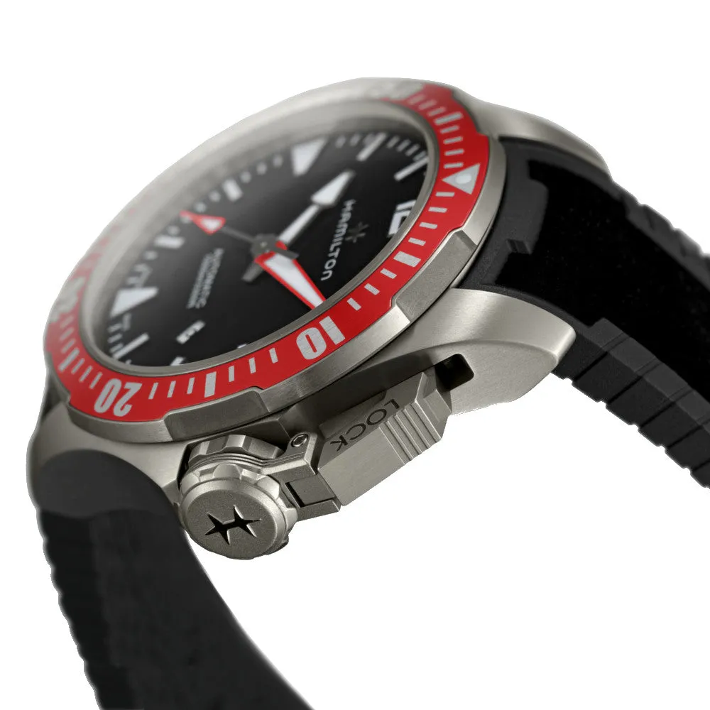 HAMILTON - Khaki Navy Frogman Titanium Auto | H77805335