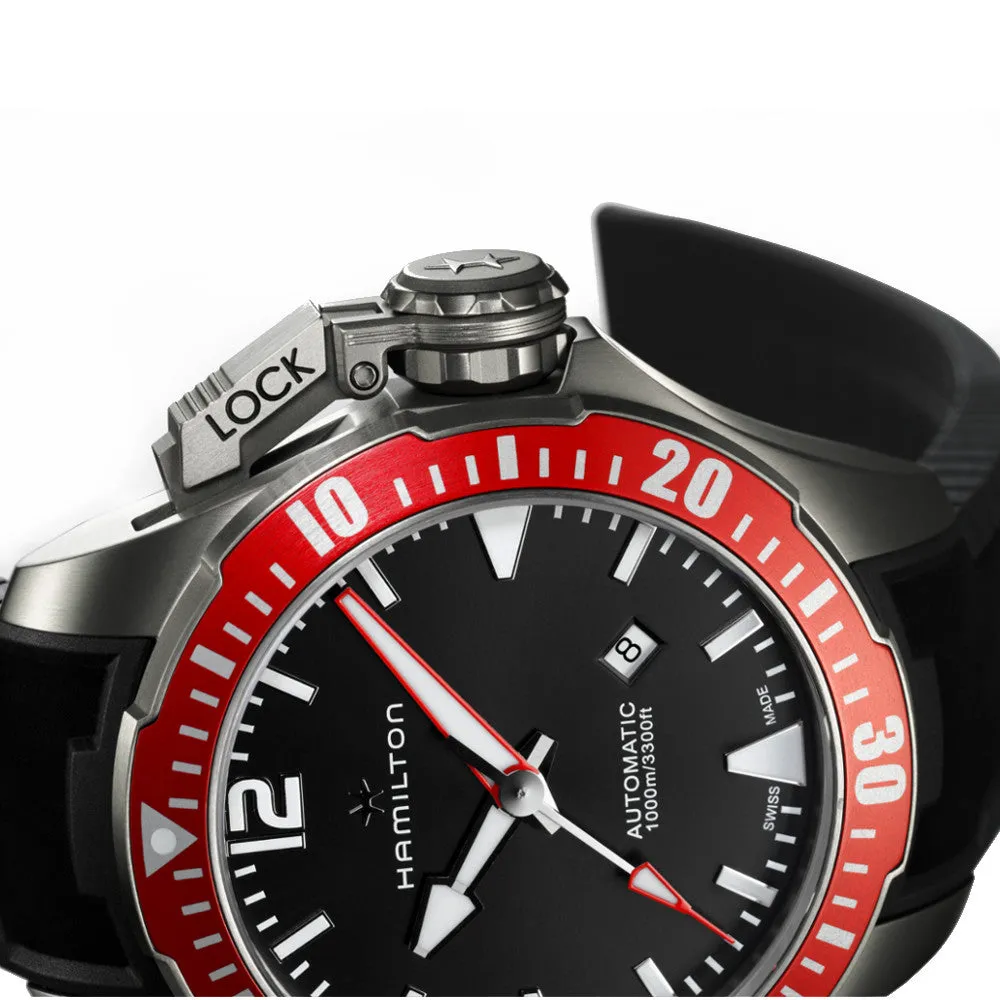 HAMILTON - Khaki Navy Frogman Titanium Auto | H77805335