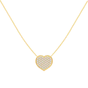 Kids Diamond Heart Necklace