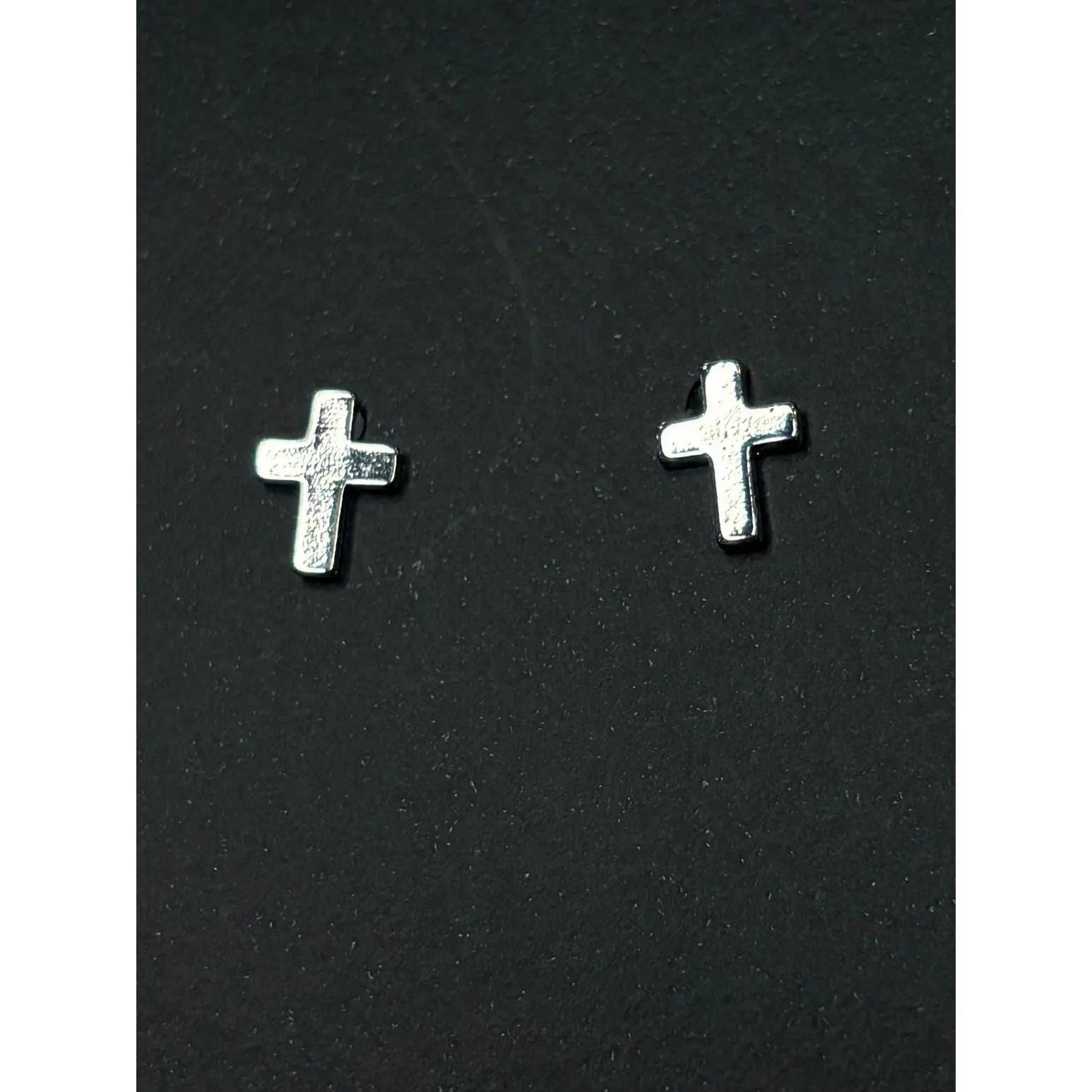 Lauren Gold Cross Stud Earrings