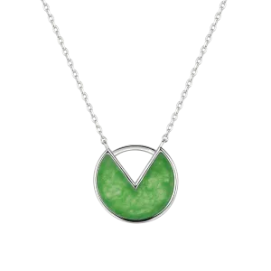 Lotus leaf Jade Necklace