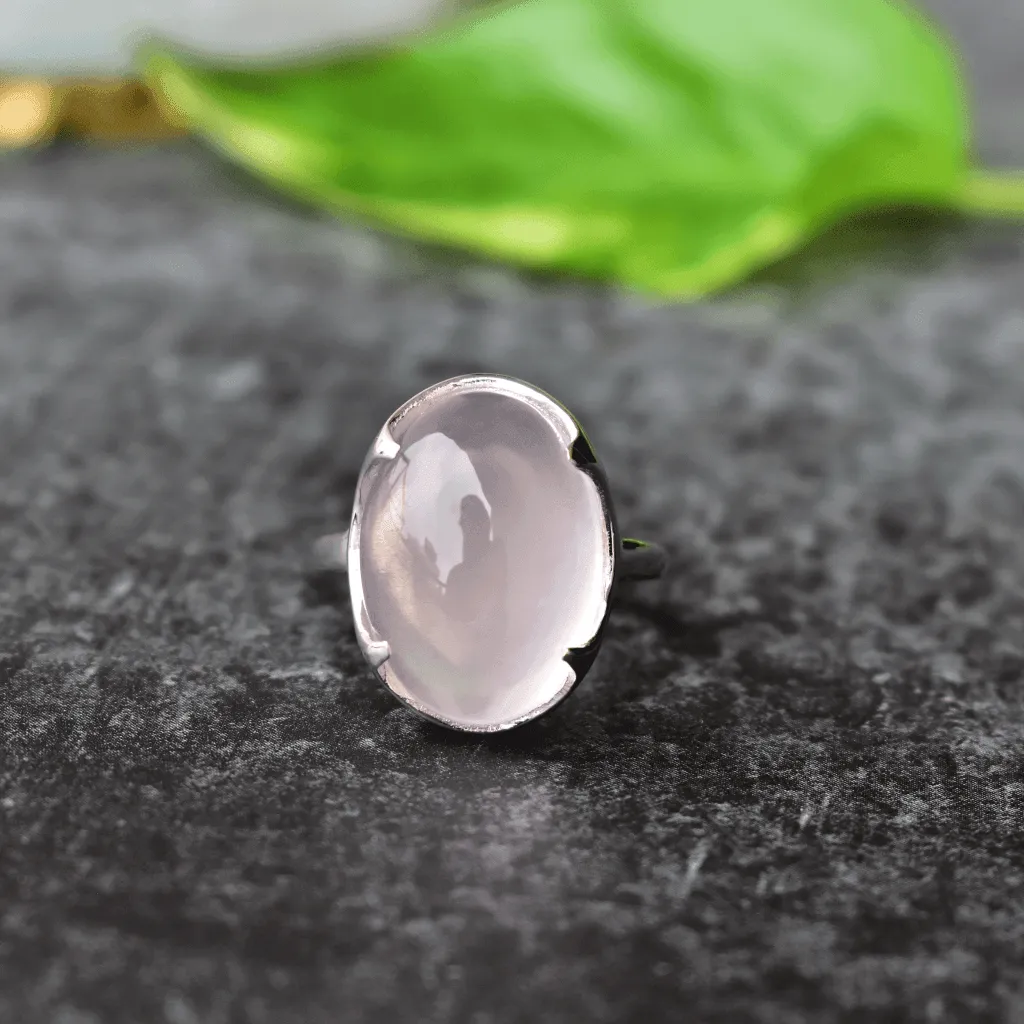 Majestic Monarch - Rose Quartz Ring