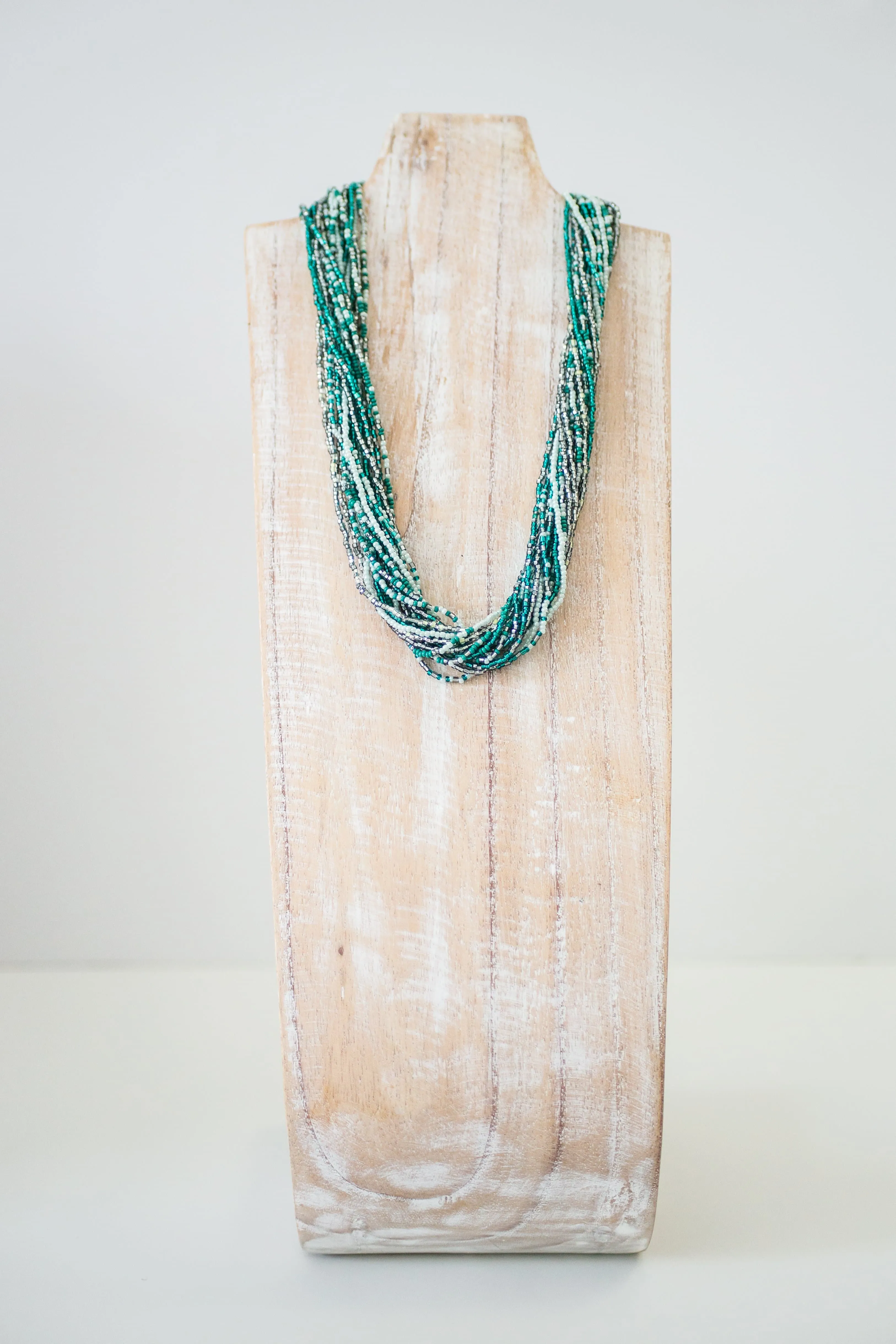 Medium Sweet Strands Necklace <br> Jade