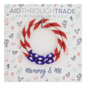 Mommy & Me Roll-On® Bracelets <br> Stars & Stripes