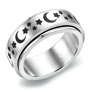 Moon & Stars Anxiety Ring