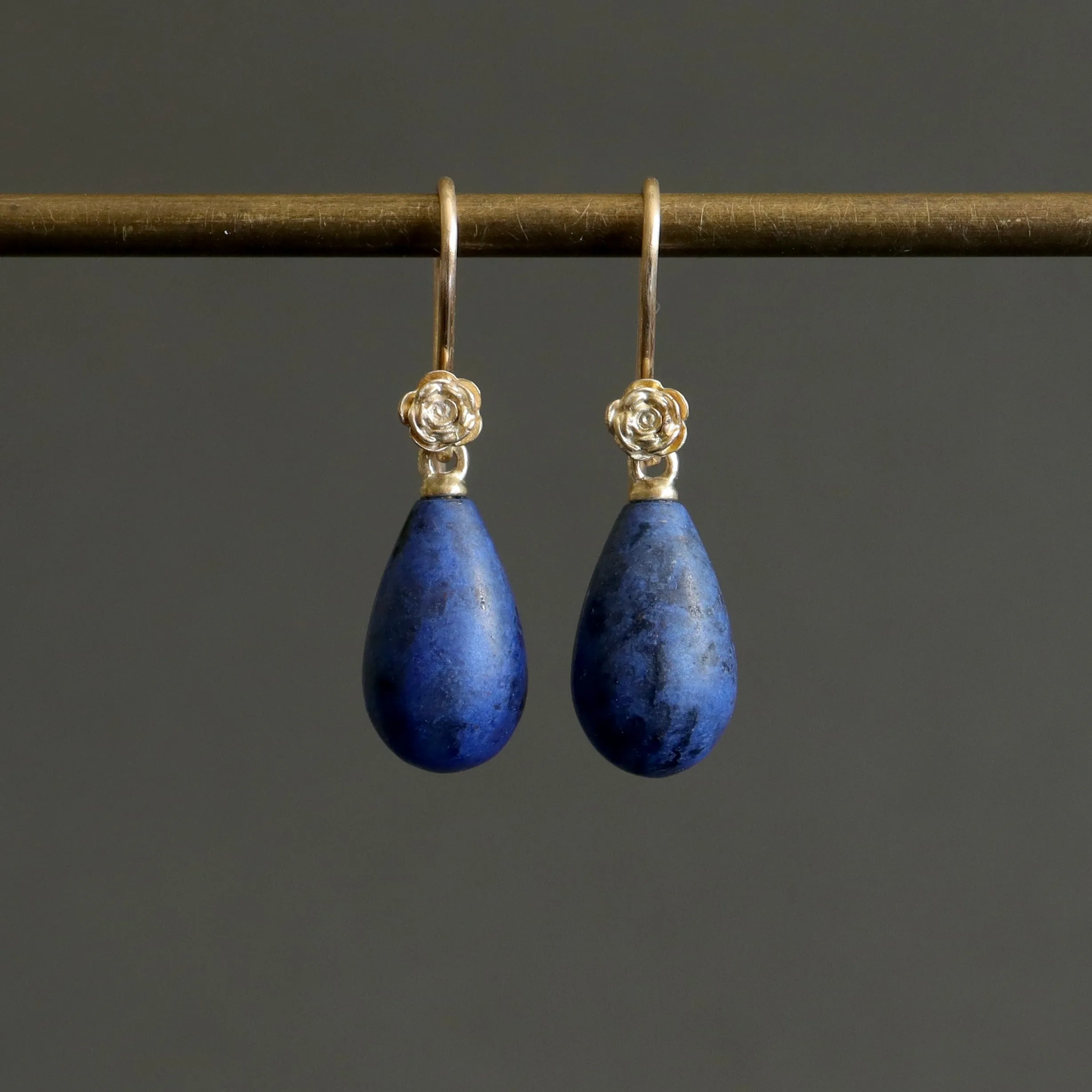 Mountain River Dumortierite Garden Earrings