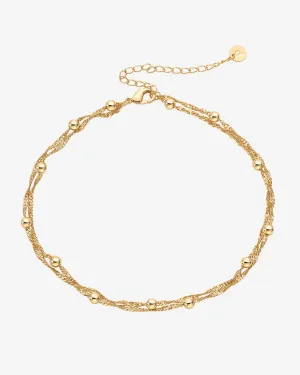 Mykonos Beaded Anklet