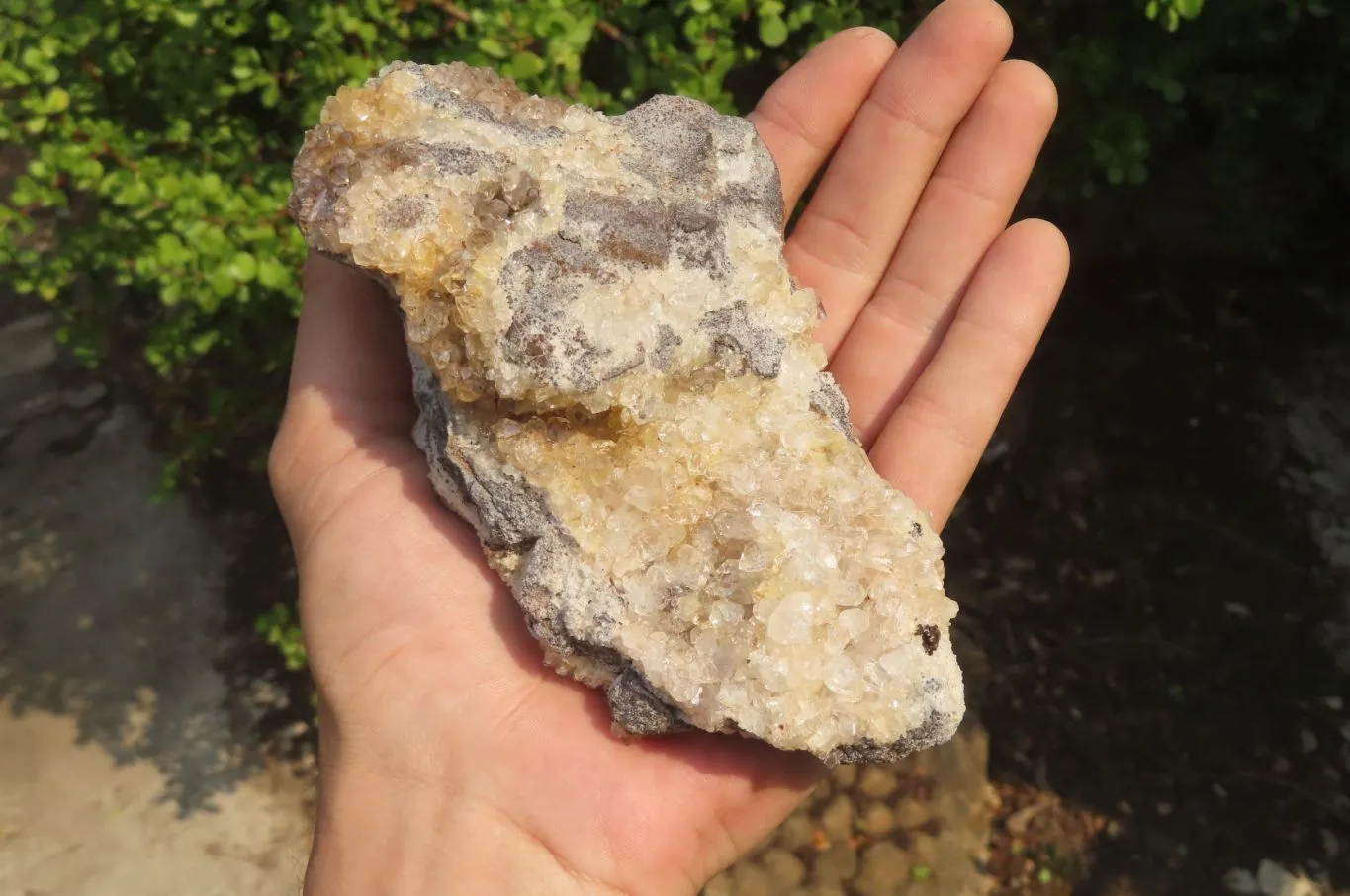 Natural Limonite Quartz Clusters x 5 From Zambia