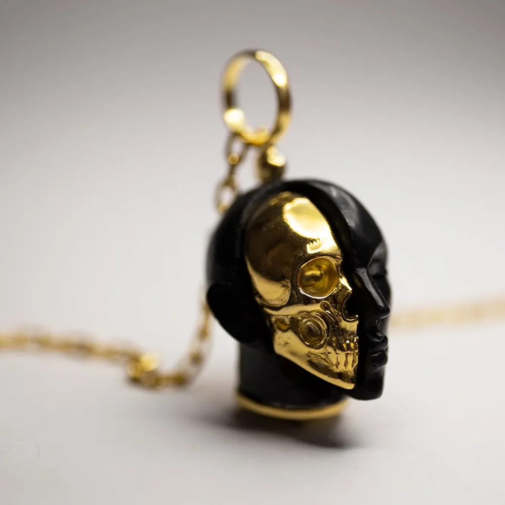 Oracle Skull pendant - black