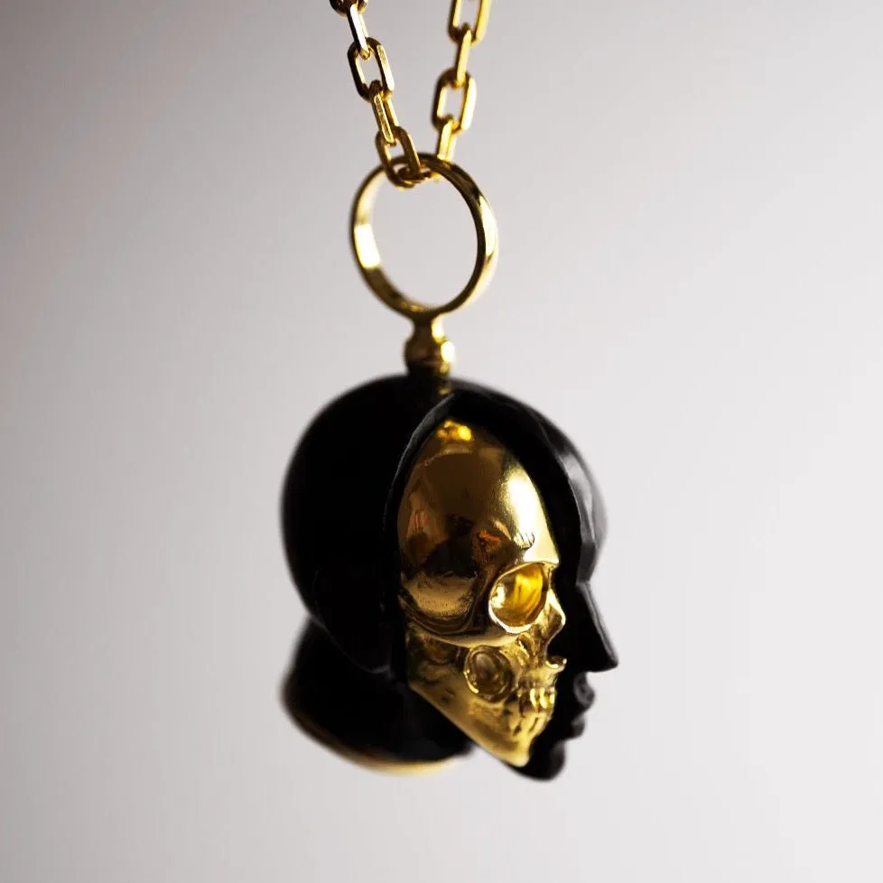 Oracle Skull pendant - black