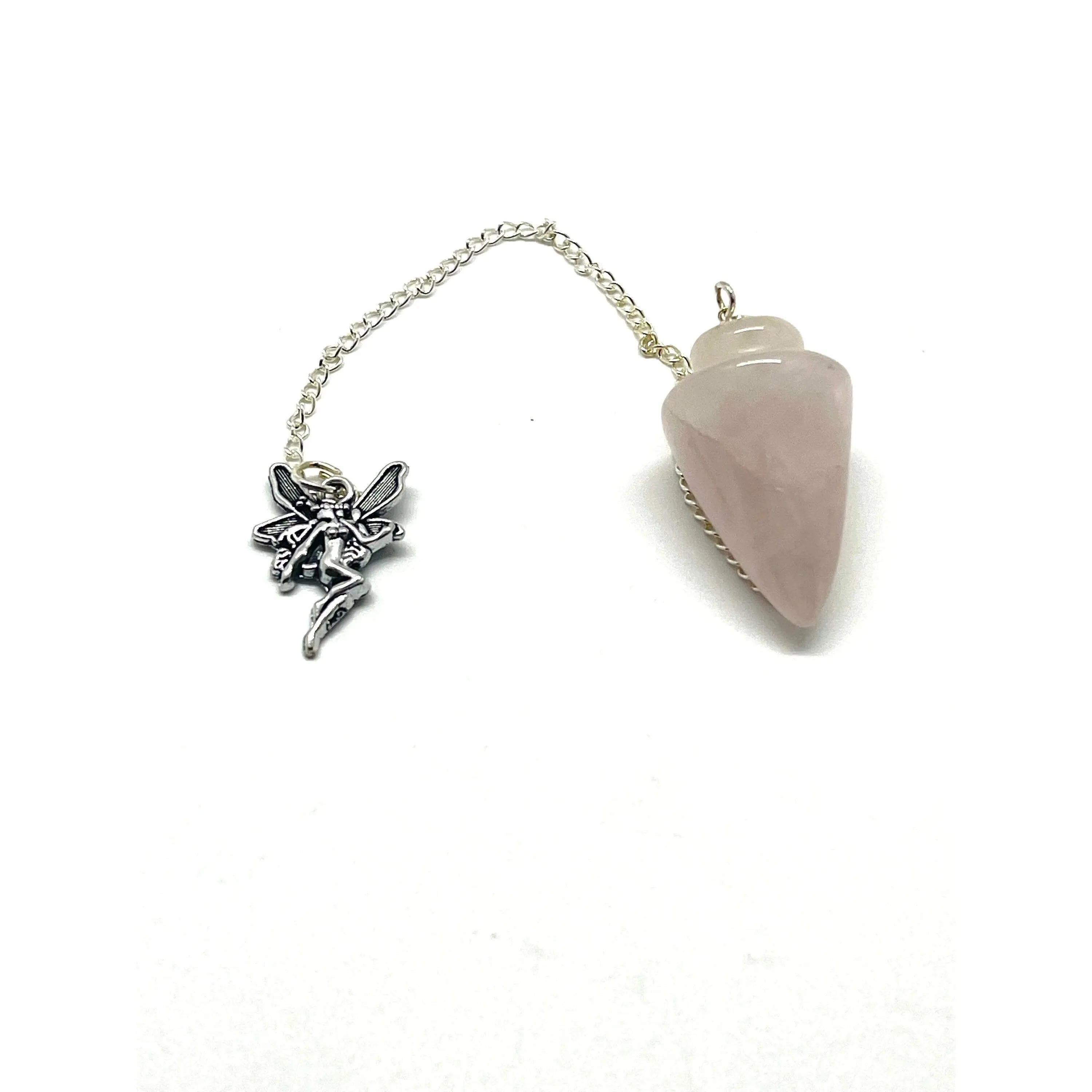 Pendulum: Rose Quartz with Fairy