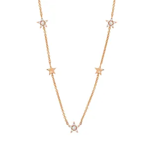 Petite Star Station Necklace