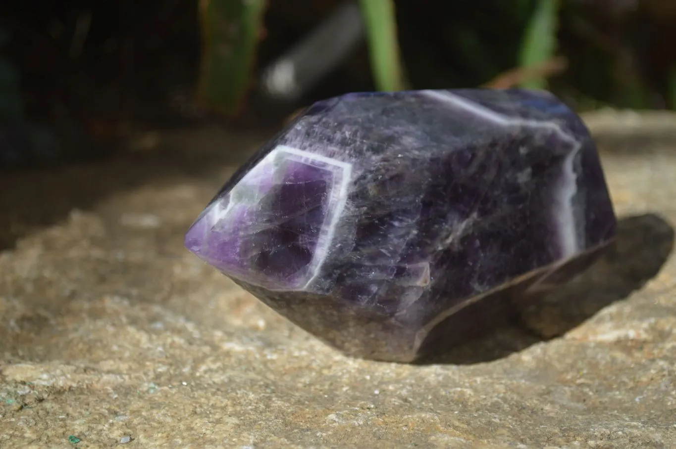 Polished Dream Amethyst Point x 1 From Madagascar