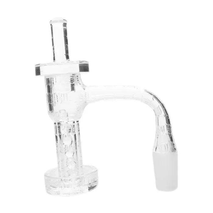 Privileged Lungs - Bevelled Edge Quartz Banger Terp Slurper Set