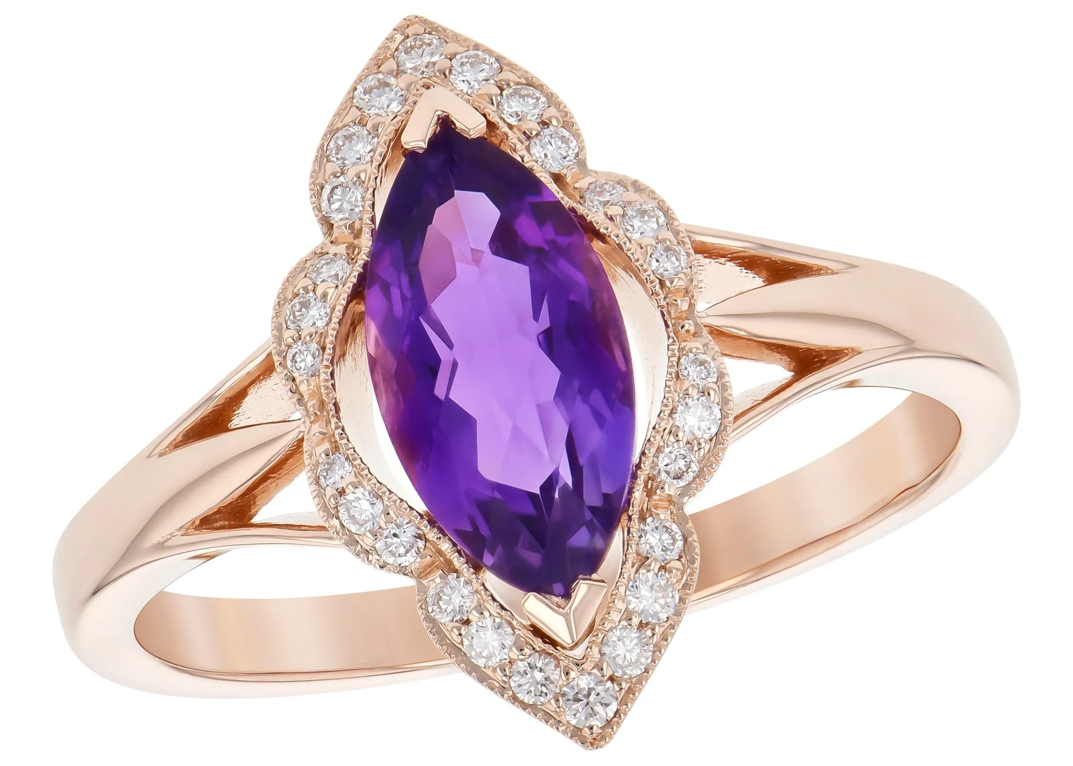 Purple Amethyst Ring