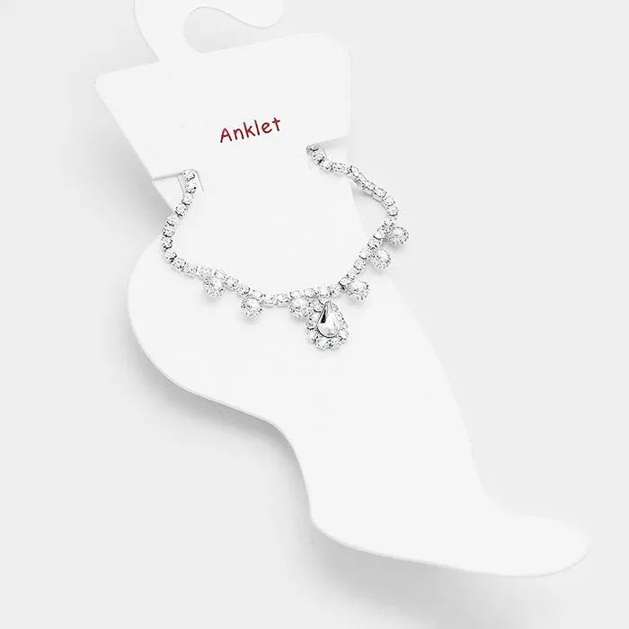 Rhinestone Anklet