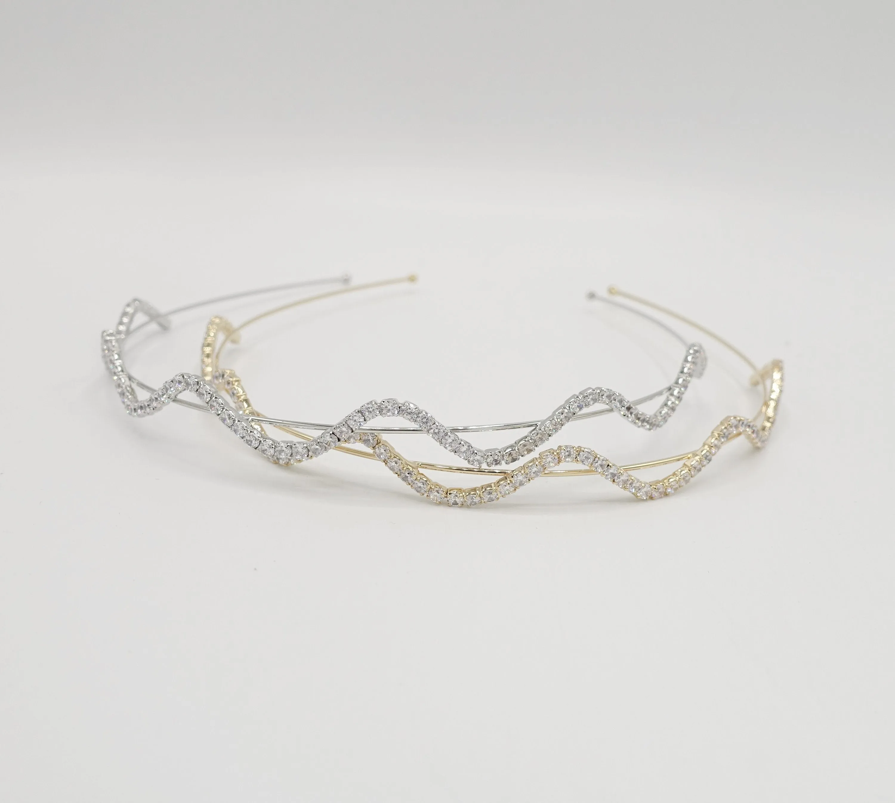 rhinestone thin headband bling jewel hairband for women