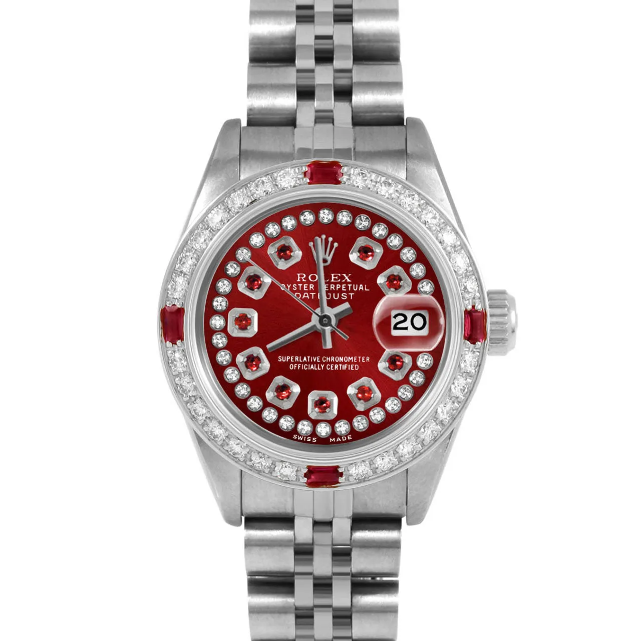 Rolex Datejust 26mm | 69174-RED-STRR-4RBY-JBL