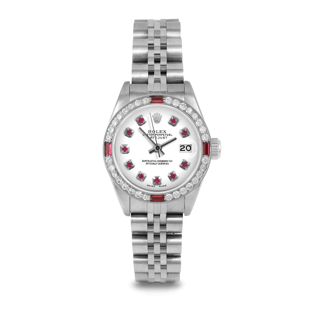 Rolex Datejust 26mm | 69174-WHT-RBY-AM-4RBY-JBL