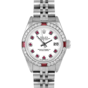 Rolex Datejust 26mm | 69174-WHT-RBY-AM-4RBY-JBL