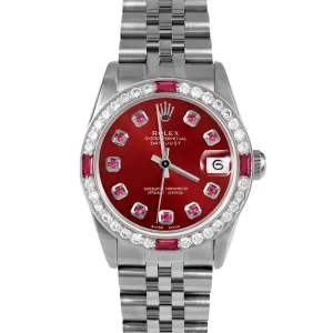 Rolex Datejust 31mm | 68274-RED-RBY-AM-4RBY-JBL