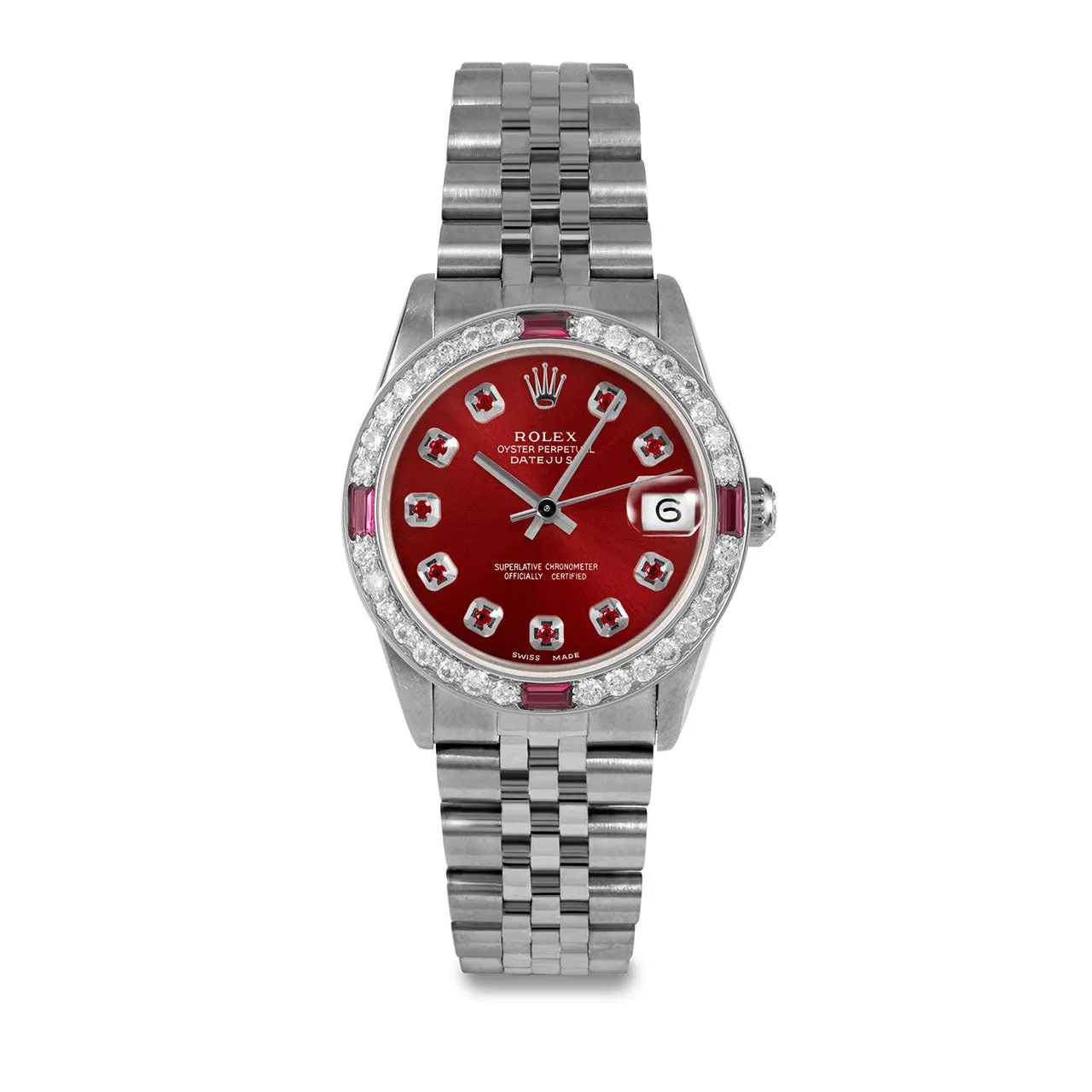 Rolex Datejust 31mm | 68274-RED-RBY-AM-4RBY-JBL