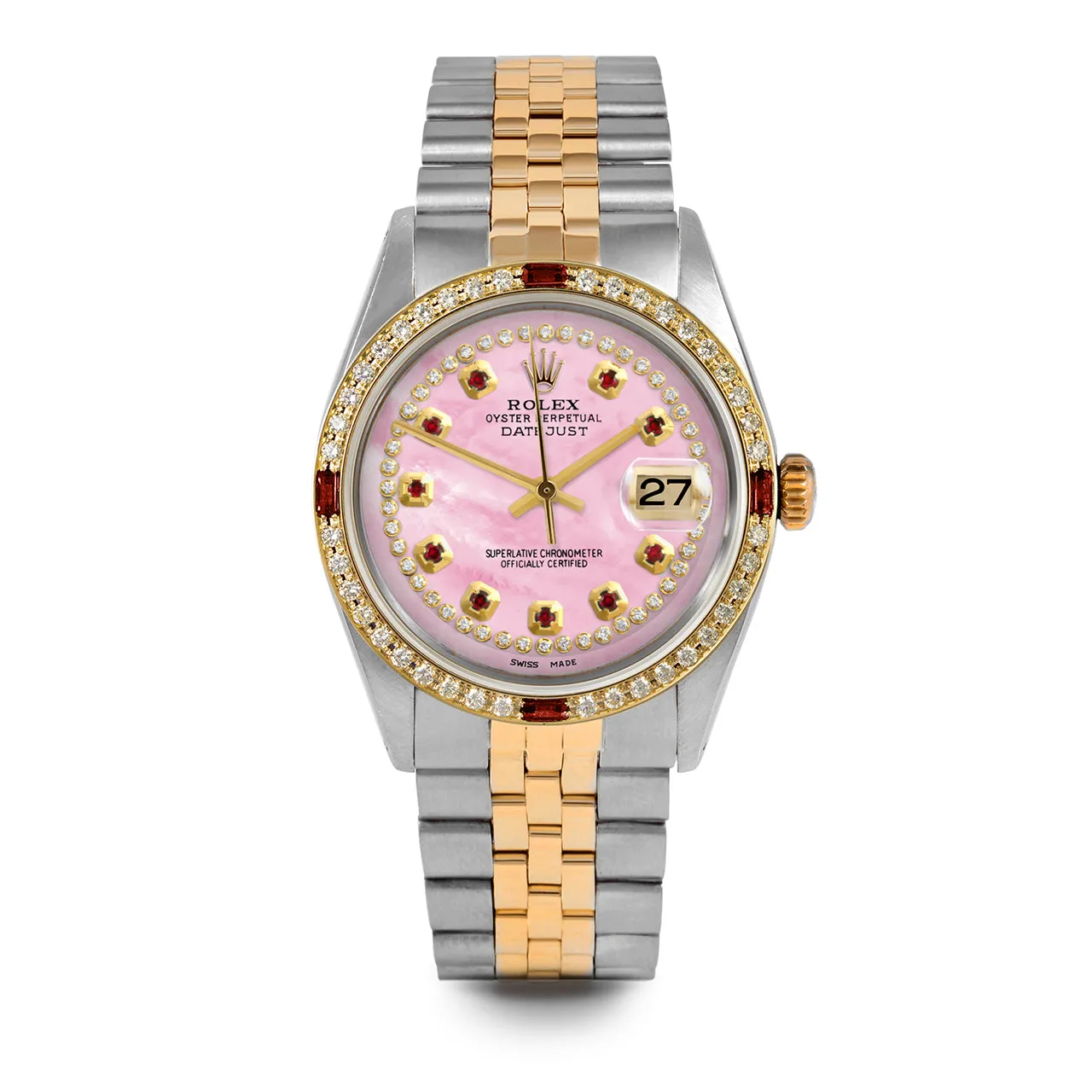 Rolex Datejust 36mm | 1601-TT-PMOP-STRR-4RBY-JBL