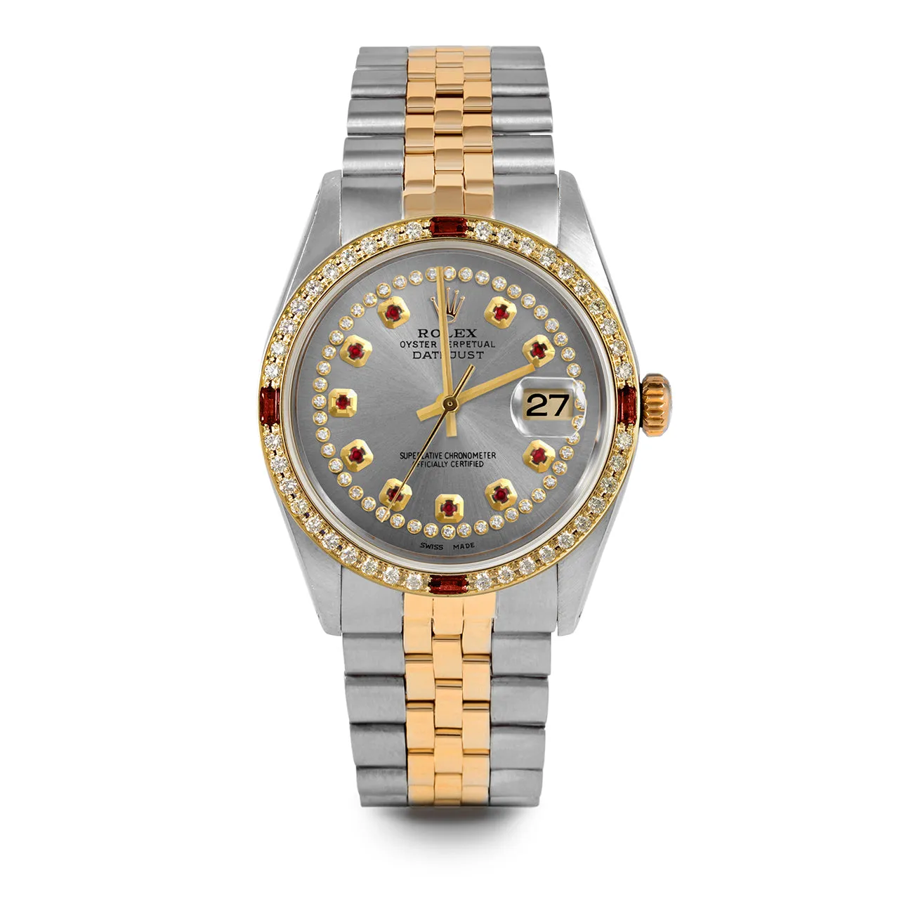 Rolex Datejust 36mm | 1601-TT-SLT-STRR-4RBY-JBL