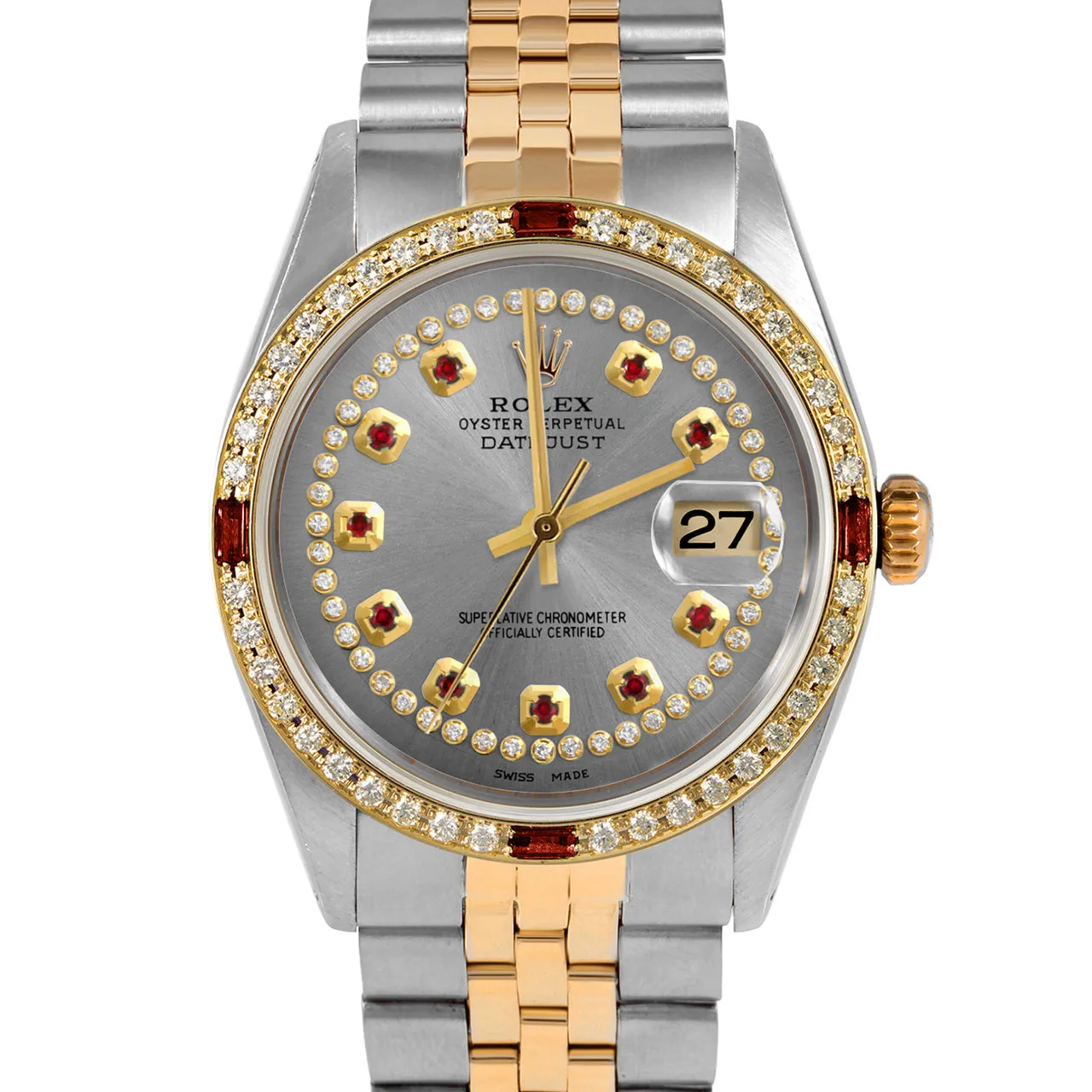 Rolex Datejust 36mm | 1601-TT-SLT-STRR-4RBY-JBL