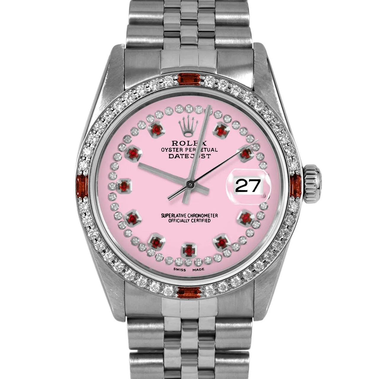 Rolex Datejust 36mm | 16014-PNK-STRR-4RBY-JBL