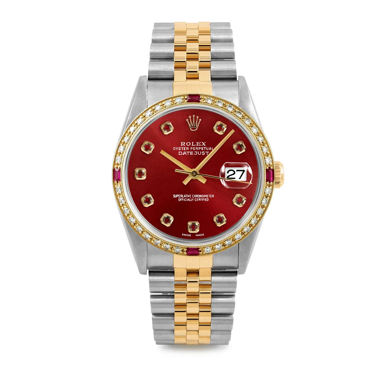 Rolex Datejust 36mm | 16233-RED-RBY-AM-4RBY-JBL