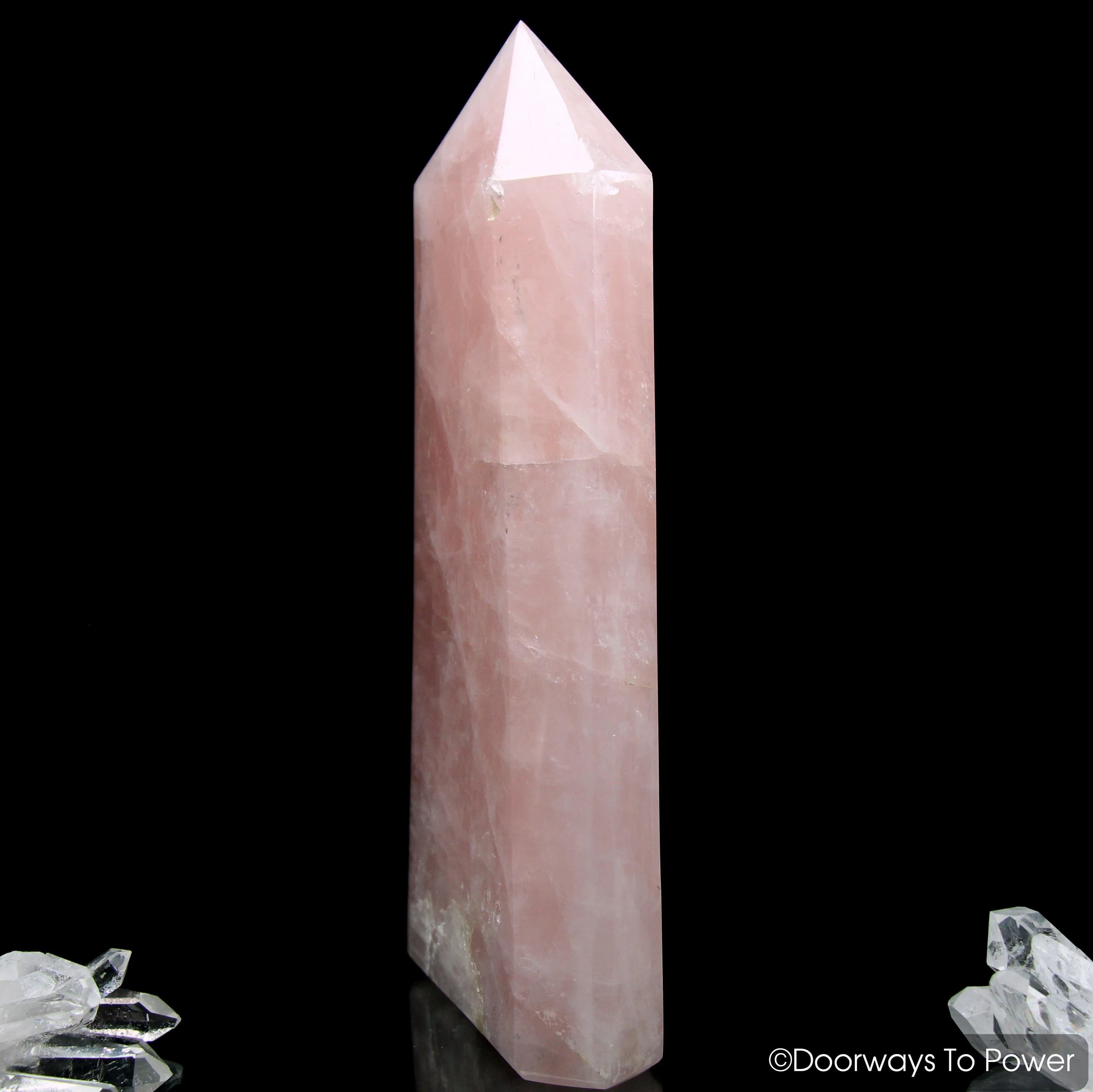 Rose Quartz Healing Crystal Point 'Serenity' Blessed & Energized