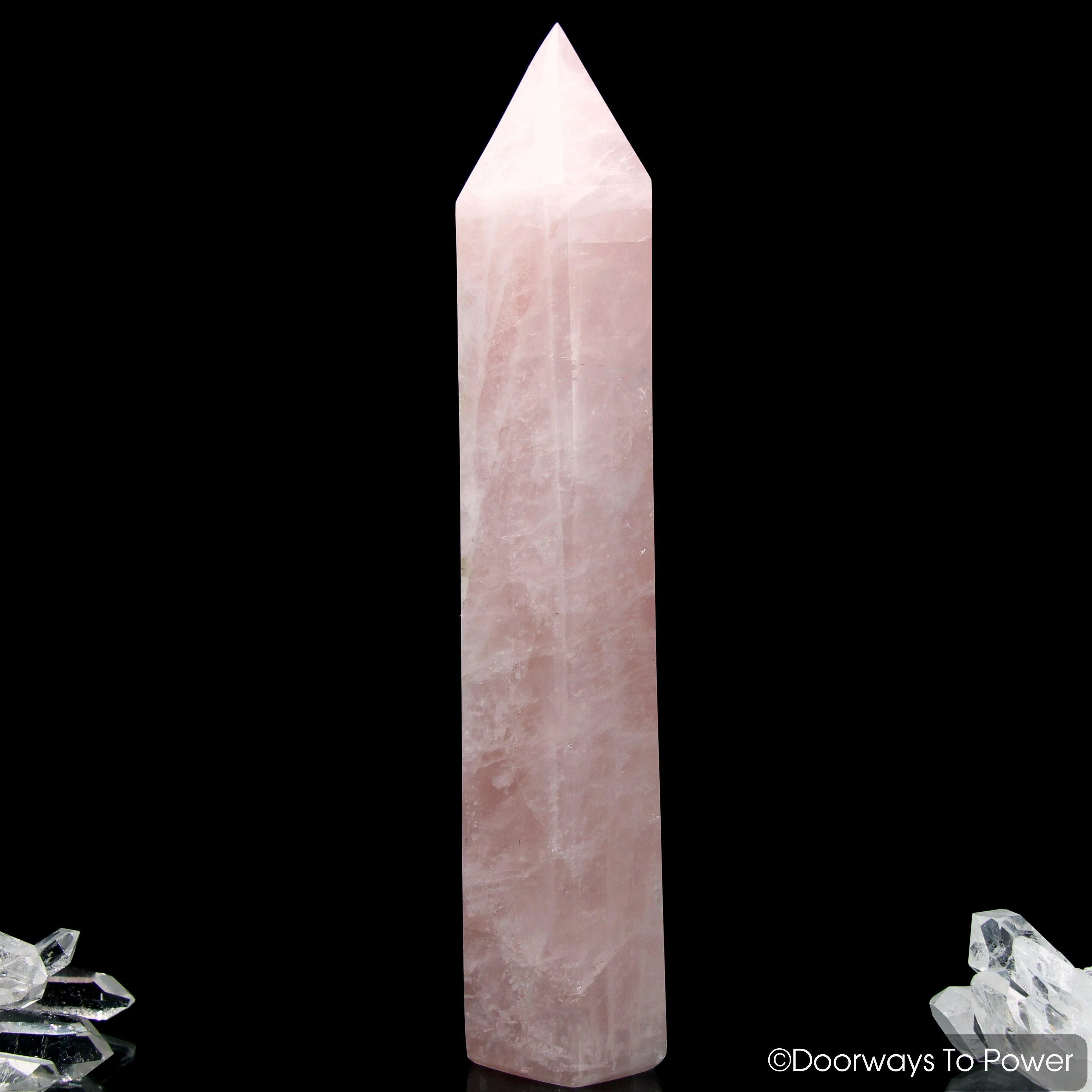 Rose Quartz Healing Crystal Point 'Serenity' Blessed & Energized