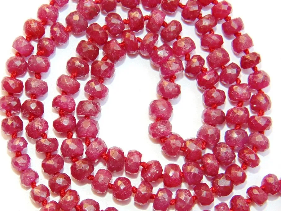 Ruby mala 108 1 beads for Surya