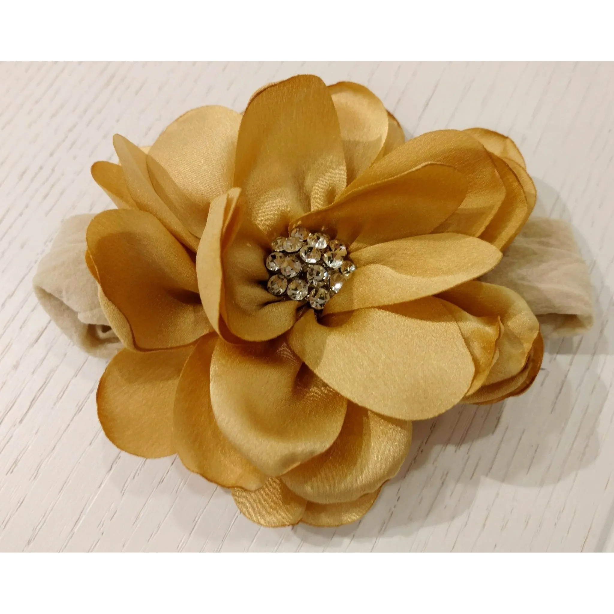 Satin Flower Headband