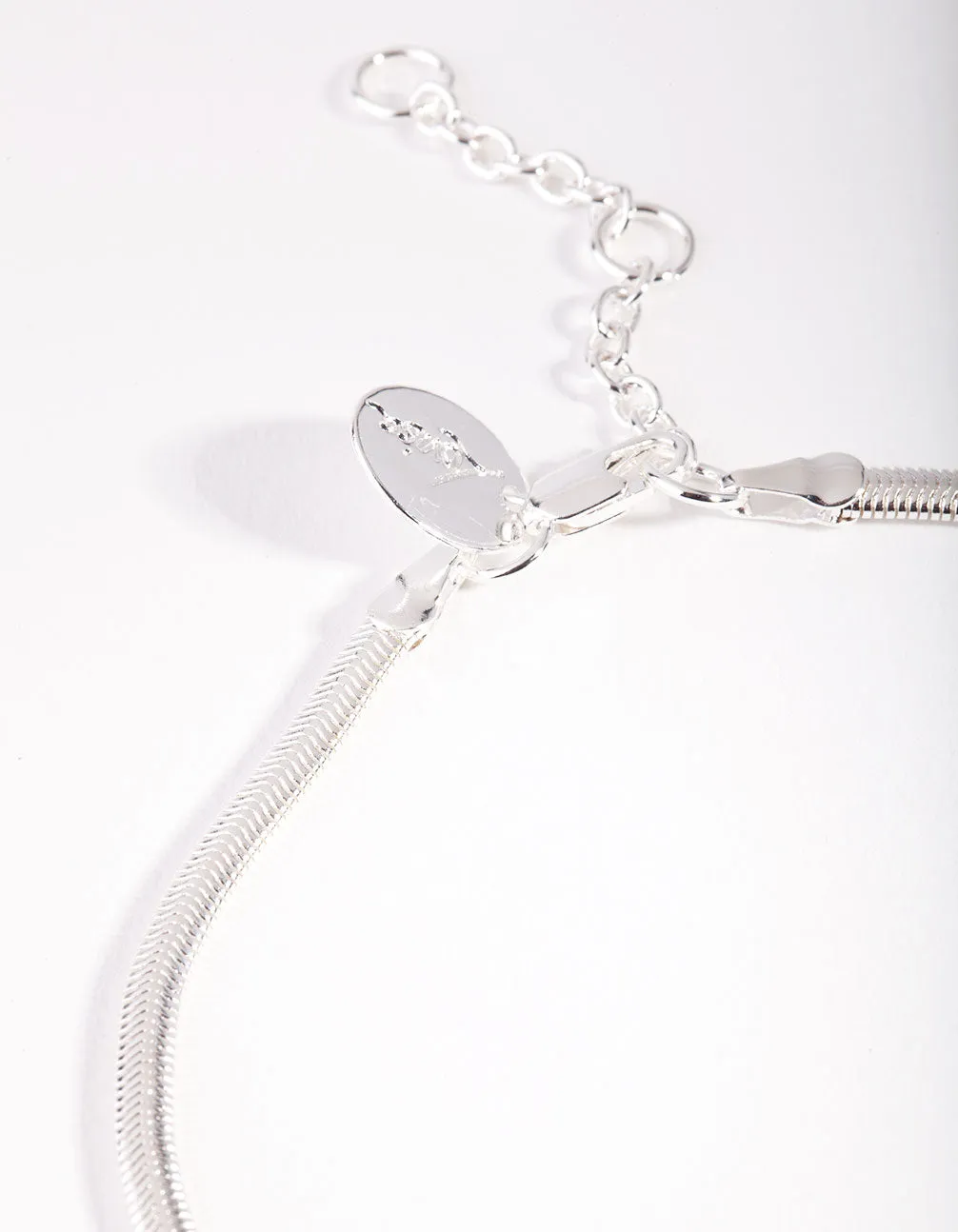 Silver Plated Snake Chain Anklet