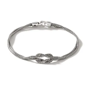 Sterling Silver Love Knot Bracelet