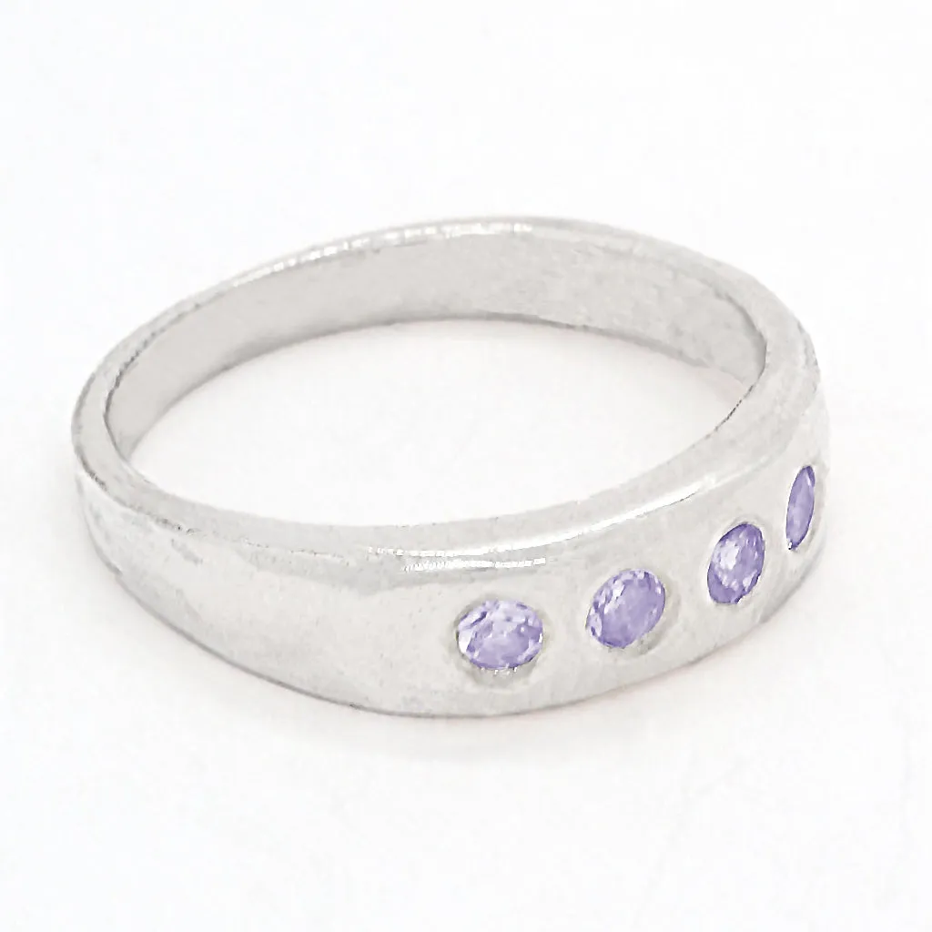 Tanzanite Row Ring (size 7)