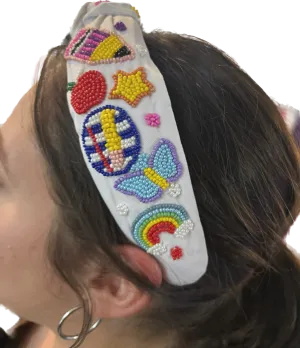 Teacher Beaded Headband