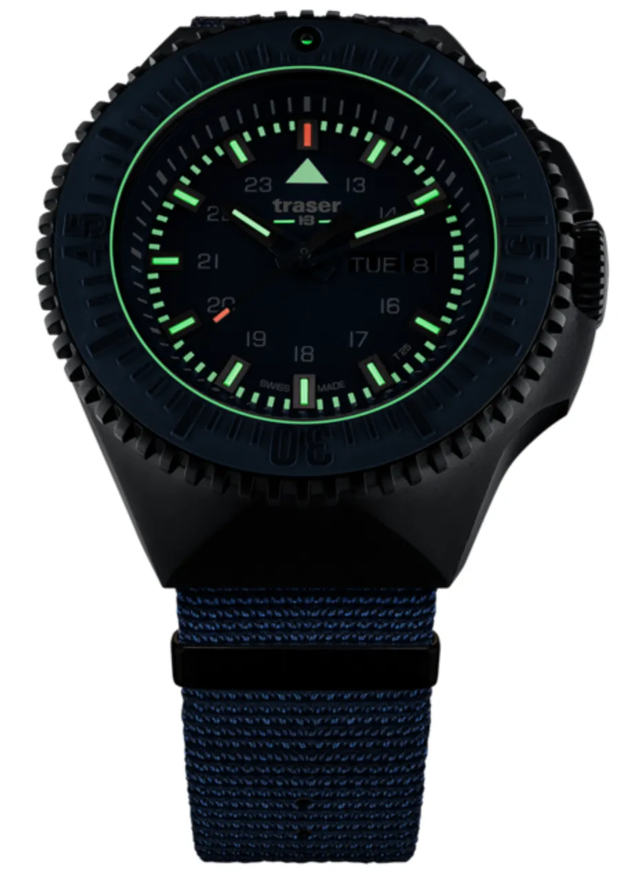 TH3 Watch P69 Black Stealth Blue Nato