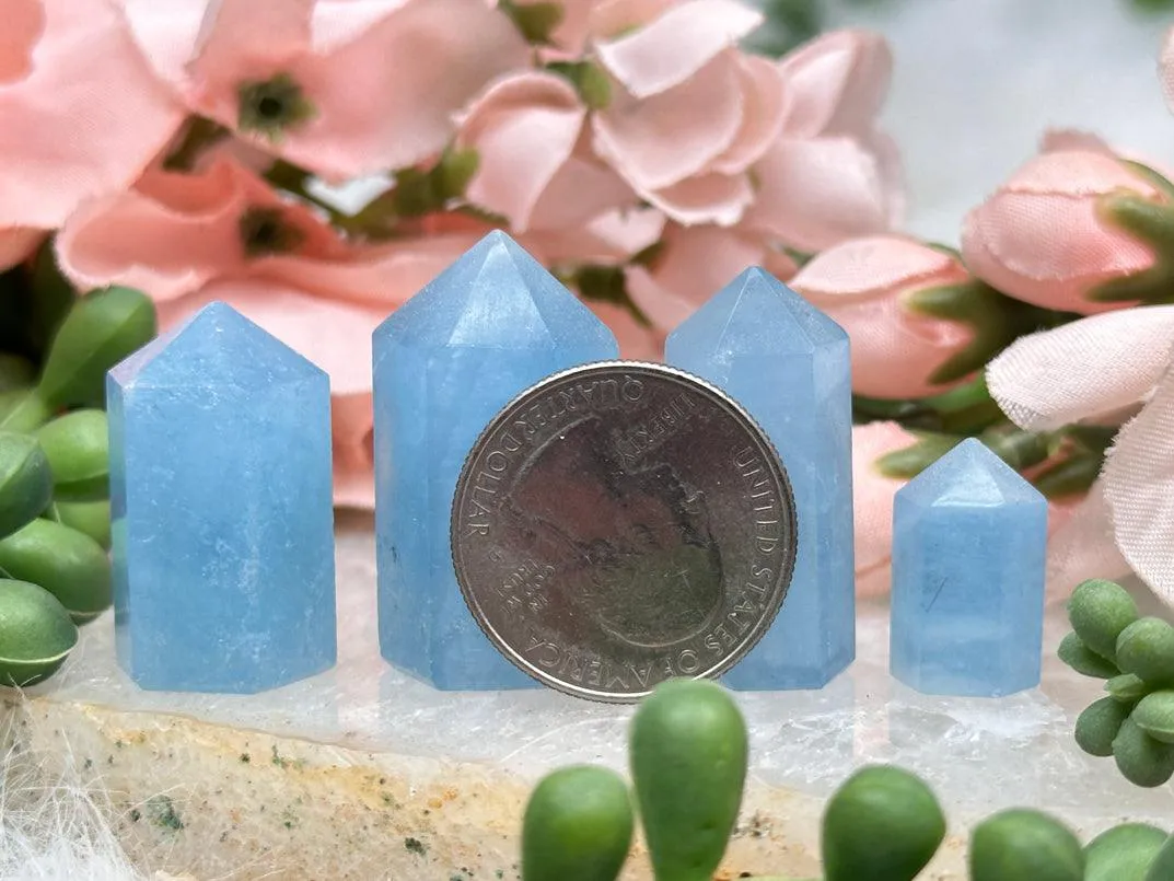 Tiny Aquamarine Points