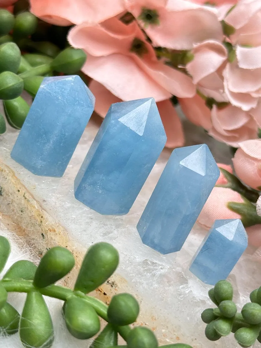 Tiny Aquamarine Points