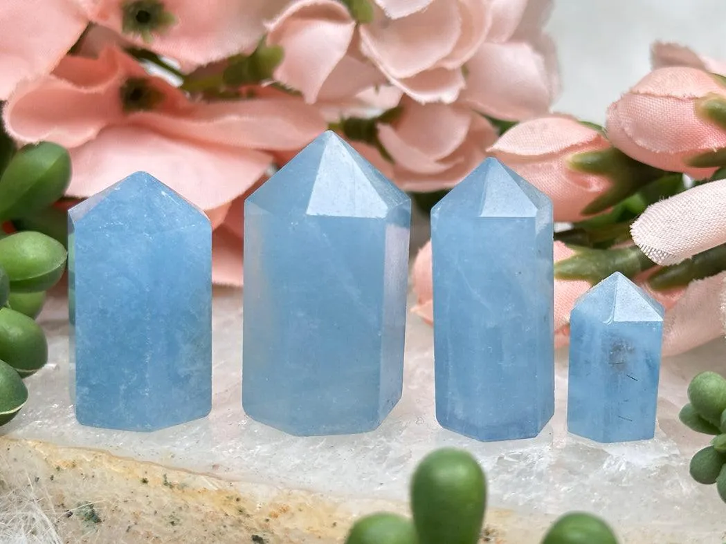 Tiny Aquamarine Points