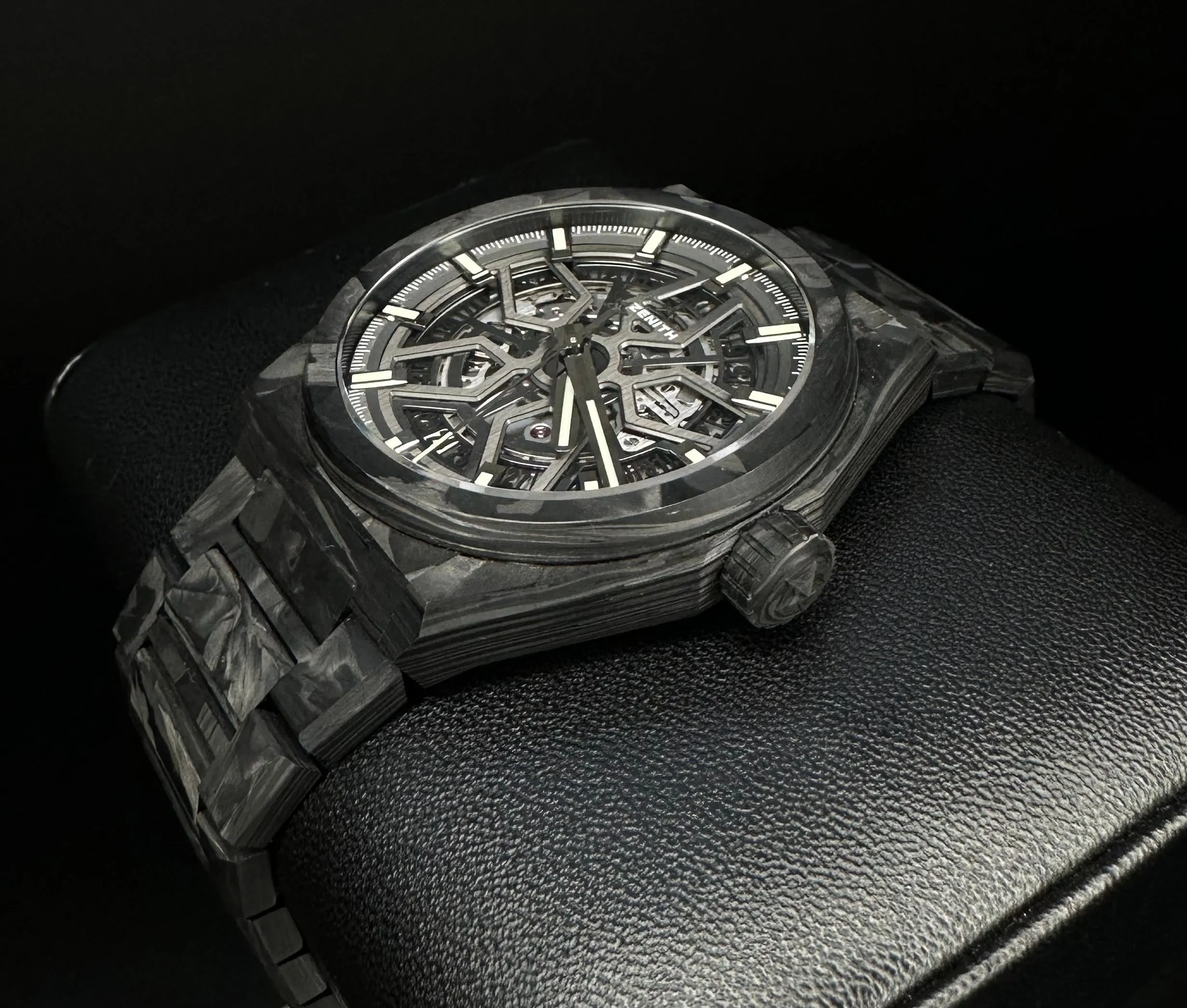 Zenith Defy Classic Automatic Skeleton Dial Carbon Fiber