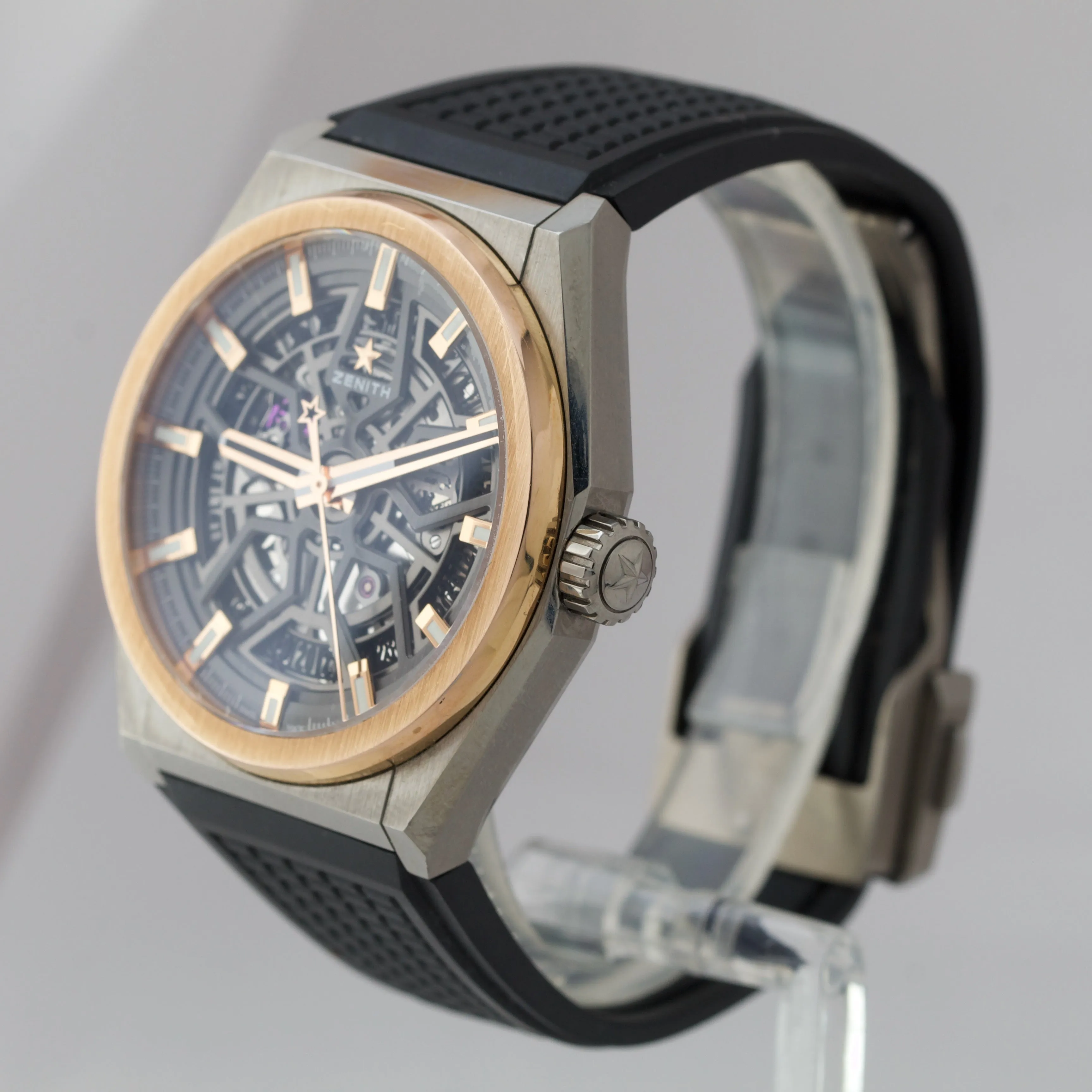 Zenith Defy Classic Skeleton Automatic Titanium Rose Gold 41mm 87.9001.670 Watch