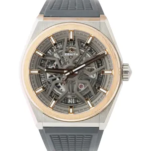 Zenith Defy Classic Skeleton Automatic Titanium Rose Gold 41mm 87.9001.670 Watch